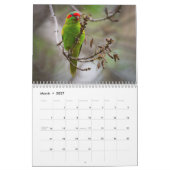 Mural Calendrier australien de perroquets et de cacatoès (Mar 2027)