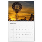 Mural Calendrier australien du coucher de soleil 2018 (Mar 2027)