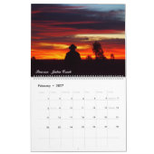 Mural Calendrier australien du coucher de soleil 2018 (Feb 2027)
