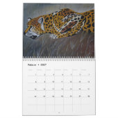 Mural Calendrier avec images peintes (Feb 2027)