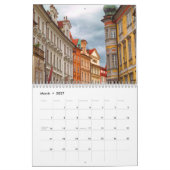 Mural Calendrier Avec Vacances - Villes du Monde (Mar 2027)