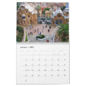Mural Calendrier Avec Vacances - Villes du Monde (Jan 2027)