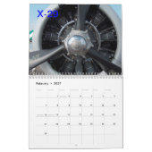 Mural Calendrier AVION 2013 - BONNE ANNÉE ! (Feb 2027)