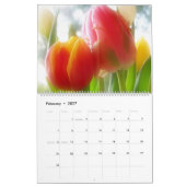Mural Calendrier Beautés florales (Feb 2027)