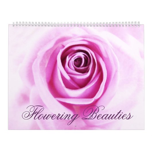Mural Calendrier Beautés florales (Protection)