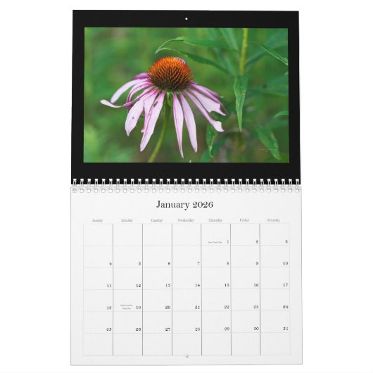 Mural Calendrier - Bits et pièces (Jan 2026)