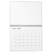 Mural Calendrier Blanc 2017 Avec Vacances Et Fil Rouge (Jan 2026)