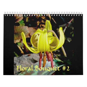 Mural Calendrier - Bouquet floral #2