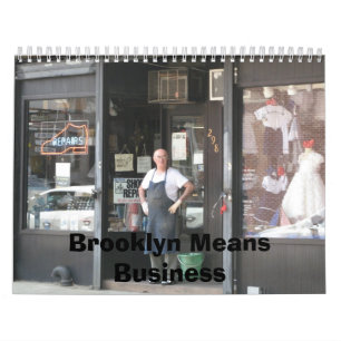 Mural Calendrier : Brooklyn signifie des affaires
