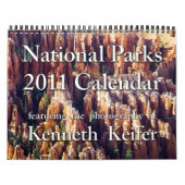 Mural Calendrier - calendrier de 2011 parcs nationaux (Protection)