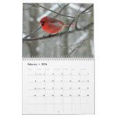 Mural Calendrier cardinal du nord (Feb 2026)