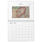 Mural Calendrier : Cartes du Brésil (Jan 2027)