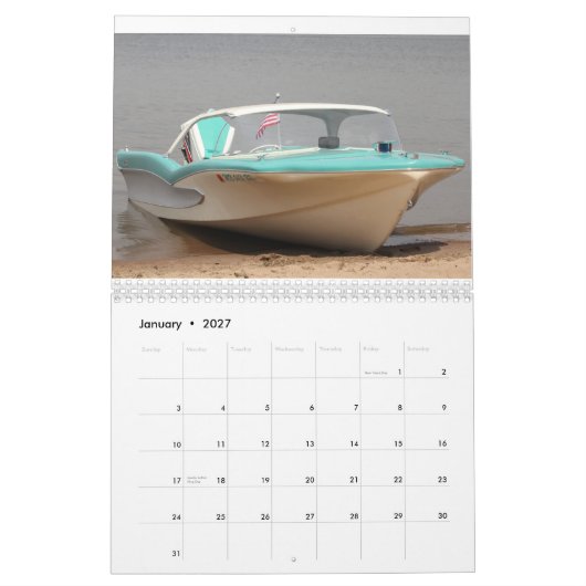 Mural Calendrier CGOAMN Classic Glastron 2015 (Jan 2027)