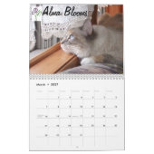 Mural Calendrier Chat 2012 (Mar 2027)