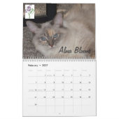 Mural Calendrier Chat 2012 (Feb 2027)