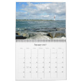 Mural Calendrier - Chaussures en bord de mer (Jan 2027)