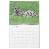 Mural Calendrier Cheetah 2014 (Mar 2026)