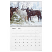Mural Calendrier Chevaux 2017 (Jan 2027)