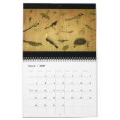 Mural Calendrier chinois japonais de l'année 2017 de coq (Mar 2027)