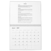 Mural Calendrier Chordalogy 2014 (Mar 2027)