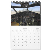 Mural Calendrier classique de 2016 habitacles d'avions (Mar 2027)