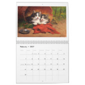 Mural Calendrier classique du chat 2018 (Feb 2027)
