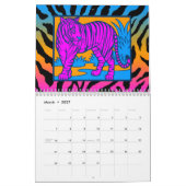 Mural Calendrier Corey Tiger 80s Retro Style 2011 (Mar 2027)