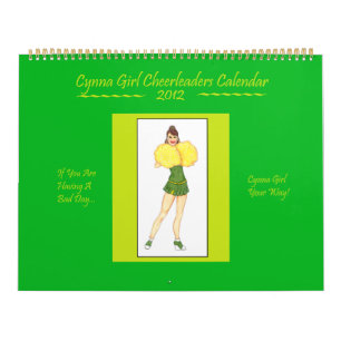 Mural Calendrier Cynna Girl Cheerleaders