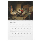 Mural Calendrier d'Abraham Lincoln (Mar 2027)