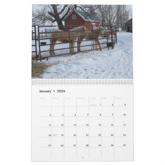 Mural Calendrier d'ACDHA 2015 (Jan 2026)