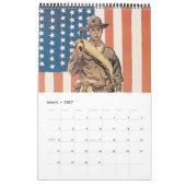 Mural Calendrier d'affiche de guerre mondiale (Mar 2027)