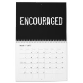 Mural Calendrier d'affirmations de positivité (Mar 2027)