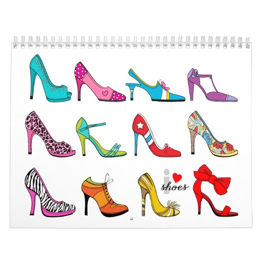 Mural Calendrier d'amant de chaussure (Protection)