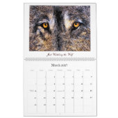 Mural Calendrier d'animaux d'aquarelle (Mar 2027)