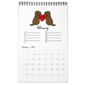 Mural Calendrier d'anniversaire de bande dessinée de (Feb 2027)