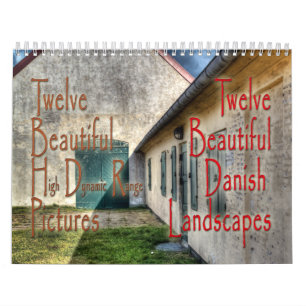 Mural calendrier danois de 12 beau paysages