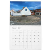 Mural calendrier danois de 12 beau paysages (Feb 2027)
