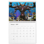 Mural Calendrier d'art 2013 Large Sea-Life par Valxart.c (Feb 2027)