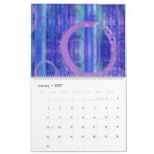 Mural Calendrier d'art abstrait (Jan 2027)