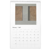 Mural Calendrier d'art abstrait (Feb 2027)