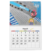 Mural Calendrier d'art de 2010 enfants (Mar 2027)