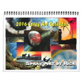 Mural Calendrier d'art de 2016 jets (Protection)