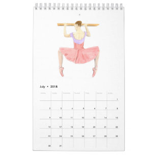 Mural Calendrier d'art de ballet