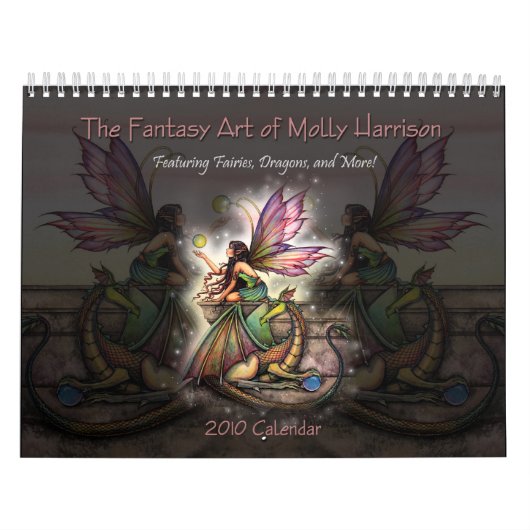 Mural Calendrier d'art de fantasy de Molly Harrison 2010 (Protection)