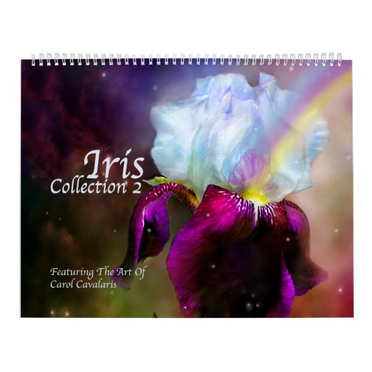 Mural Calendrier d'art de la collection 2 d'iris (Protection)