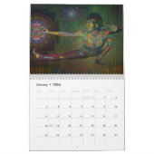 Mural Calendrier d'art de yoga par Karmym pour 2016 (Jan 2026)
