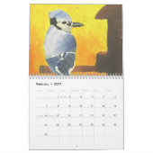 Mural Calendrier d'art d'enfant (Feb 2027)