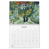 Mural Calendrier d'art d'impressionisme (Mar 2026)