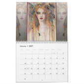 Mural Calendrier d'art Fantasy Faces 2017 Molly Harrison (Jan 2027)
