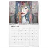 Mural Calendrier d'art Fantasy Faces 2017 Molly Harrison (Feb 2027)